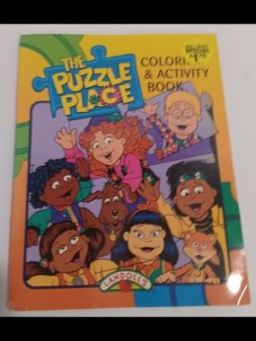 Vintage The Puzzle Place Coloring & Activity Book